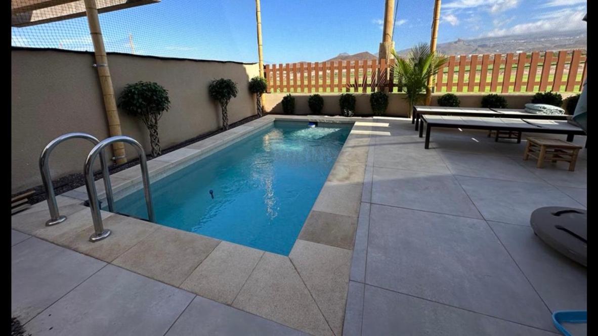 Golf Tenerife South XX Wheel Accessible Shower XX Free Wifi XX Private Pool 30 Degrees XX Two Terraces 30M2X60M2 Xxfree Parking XX Mountain View XX Flatscreen 65 Inch XX San Miguel de Abona Exterior foto