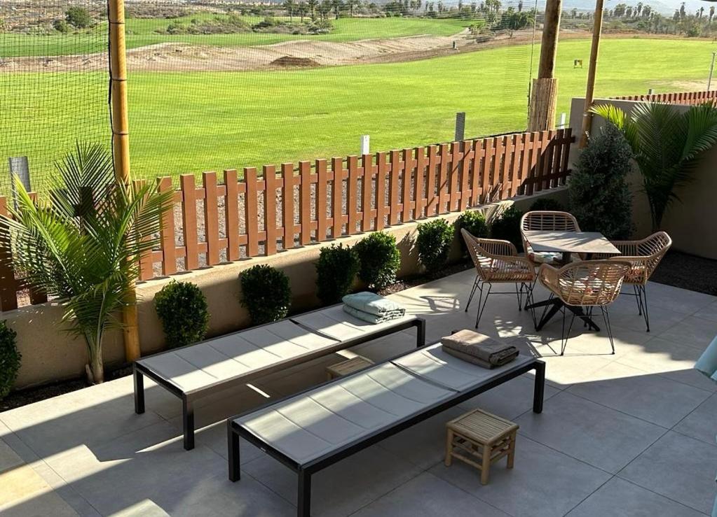 Golf Tenerife South XX Wheel Accessible Shower XX Free Wifi XX Private Pool 30 Degrees XX Two Terraces 30M2X60M2 Xxfree Parking XX Mountain View XX Flatscreen 65 Inch XX San Miguel de Abona Exterior foto